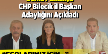 Berna Pamukçu CHP Bilecik İl Başkan adaylığını açıkladı
