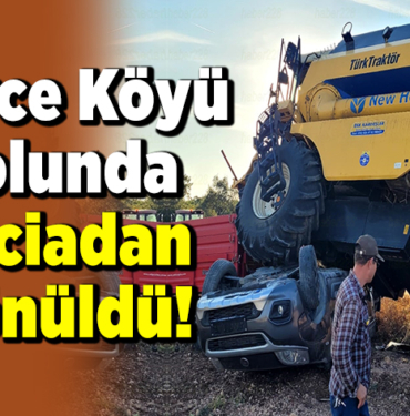Beyce Köyü Yolunda Faciadan Dönüldü!