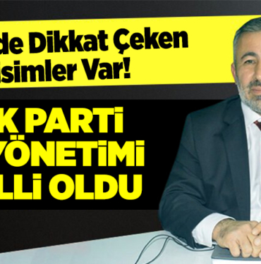 Bilecik AK Parti İl Başkanlığı yeni Yönetim Kurulu listesi belli oldu.