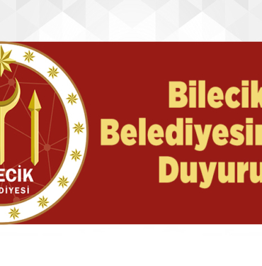 Bilecik Belediyesinden Duyuru!