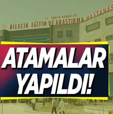 Bilecik Eğitim ve Araştırma Hastanesi’ne yeni doktor atamaları yapıldı.