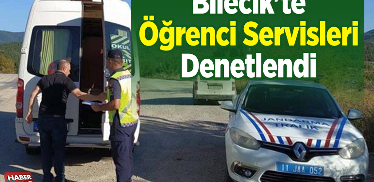 Bilecik’te öğrenci servisleri denetlendi
