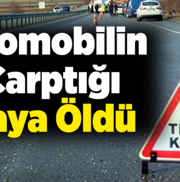 Otomobilin çarptığı yaya öldü