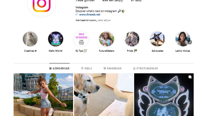 Instagram’daki En Popüler Hesaplar