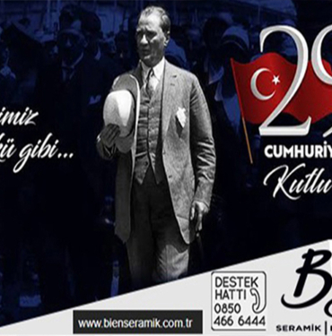 29 ekim cumhuriyet bayramı bien seramik