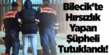 Bilecik'te hırsızlık yapan şüpheli tutuklandı