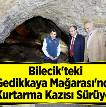 Bilecik'teki Gedikkaya Mağarası'nda kurtarma kazısı sürüyor