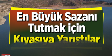 En büyük sazanı tutmak için kıyasıya yarıştılar