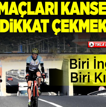 İngiliz meslektaşıyla kansere dikkat çekmek için pedal basan Kıbrıs Türkü polis Bilecik'te mola verdi