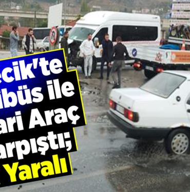 Bilecik'te Minibüs ile Ticari Araç Çarpıştı; 1 Yaralandı