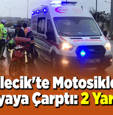 Bilecik'te motosiklet yayaya çarptı 2 yaralı