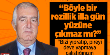 CHP İl Başkanı Ali Özdemir,