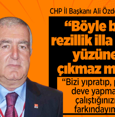 CHP İl Başkanı Ali Özdemir,