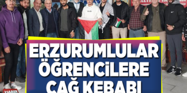 ERZURUMLULAR ÖĞRENCİLERE CAĞ KEBABI
