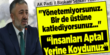 İnsanları aptal yerine koydunuz