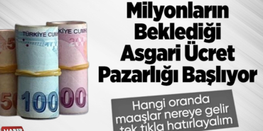 Milyonların beklediği asgari ücret pazarlığı başlıyor