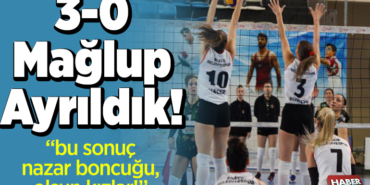 bu sonuç nazar boncuğu, yolun sonu şampiyonluk olsun kızlar!”