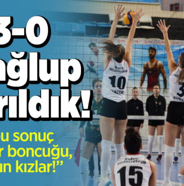 bu sonuç nazar boncuğu, yolun sonu şampiyonluk olsun kızlar!”
