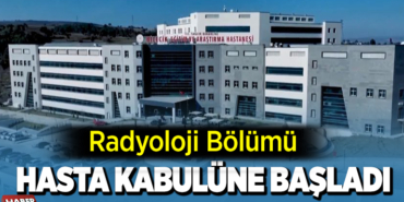 radyoloji bölümü