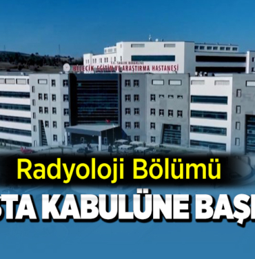 radyoloji bölümü