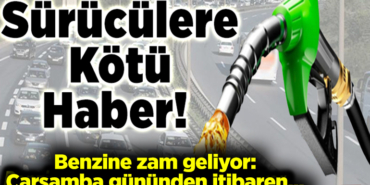 Çarşamba gününden itibaren