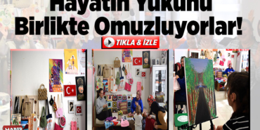 hayatın yükünü birlikte omuzluyor