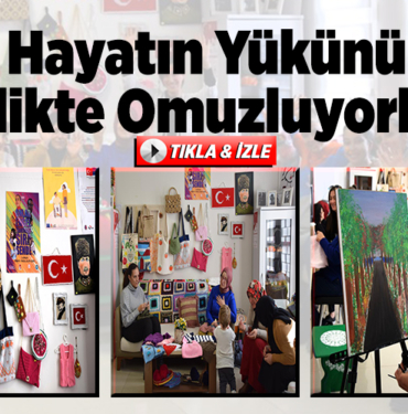 hayatın yükünü birlikte omuzluyor