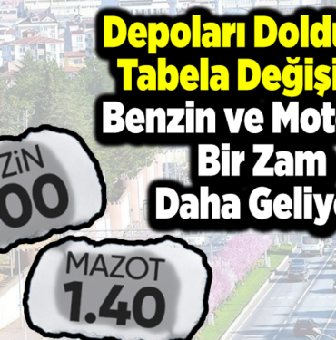 Benzin ve motorine bir zam daha geliyor