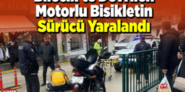 Bilecik'te Devrilen Motorlu Bisikletin Sürücü Yaralandı