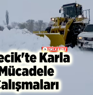 Bilecik'te karla mücadele çalışmaları