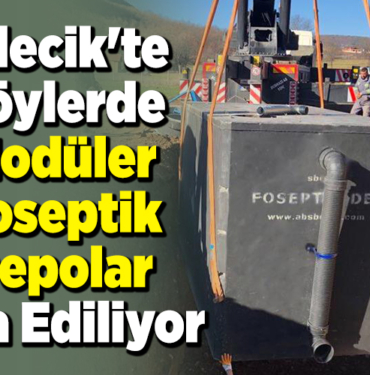 Bilecik'te köylerde modüler foseptik depolar inşa ediliyor