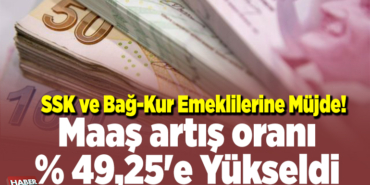 Maaş artış oranı yüzde 49,25'e yükseldi