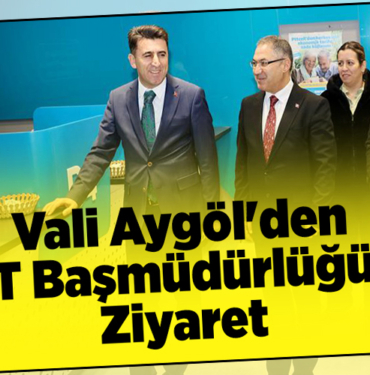 Vali Aygöl'den PTT Başmüdürlüğüne ziyaret