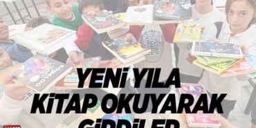 YENİ YILA KİTAP OKUYARAK GİRDİLER