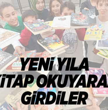 YENİ YILA KİTAP OKUYARAK GİRDİLER