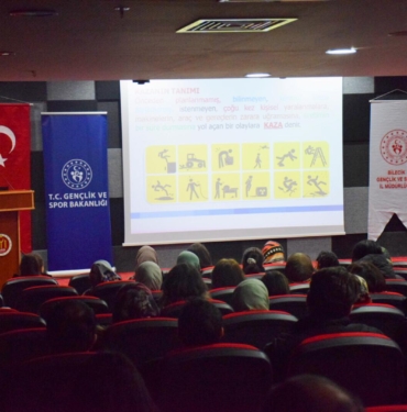 Gençlik ve Spor İl Müdürlüğü personeline "İş Sağlığı ve Güvenliği Eğitimi"
