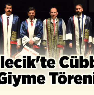 Bilecik'te cübbe giyme töreni