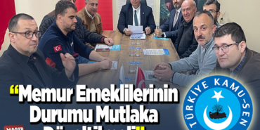 “Memur emeklilerinin durumu mutlaka düzeltilmeli”