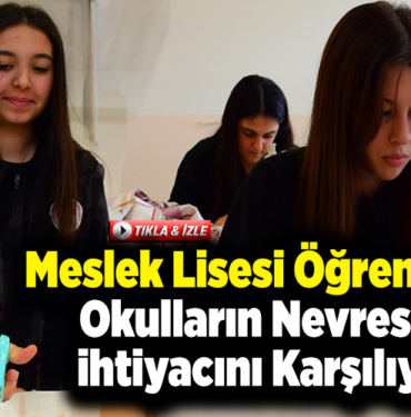 Meslek lisesi öğrencileri kentteki pansiyonlu okulların nevresim ihtiyacını karşılıyor