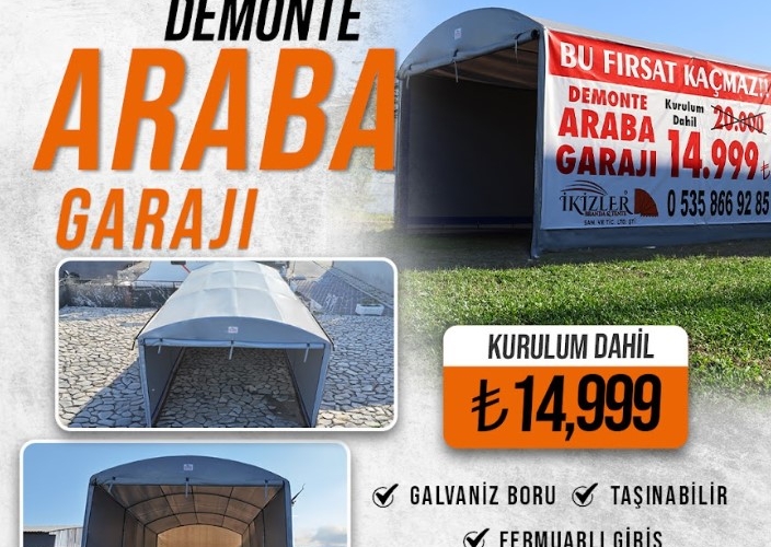 Maksimum Hava Koşullarına Araba Garajı ile Dayanın