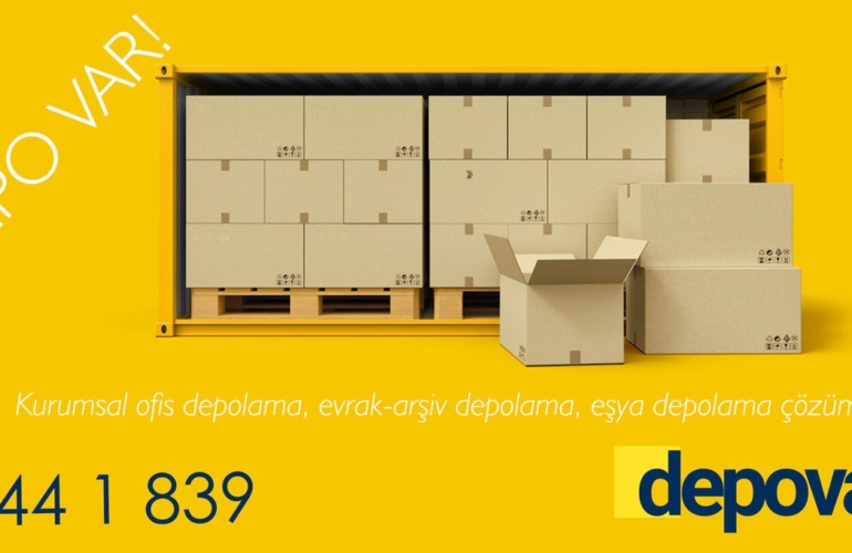 Depovar ile ev/ofis/kurumsal eşyalarınız güvenli depolarda!