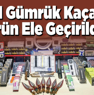 141 gümrük kaçağı ürün ele geçirildi