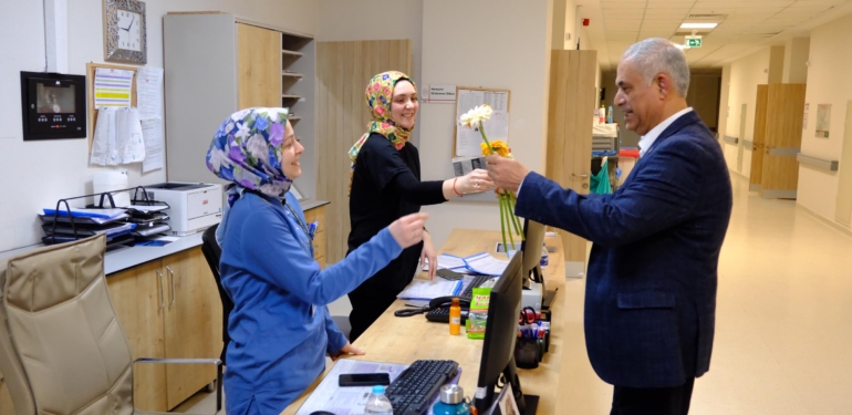 Mustafa Yaman’dan Bilecik Eğitim ve Araştırma Hastanesine ziyaret