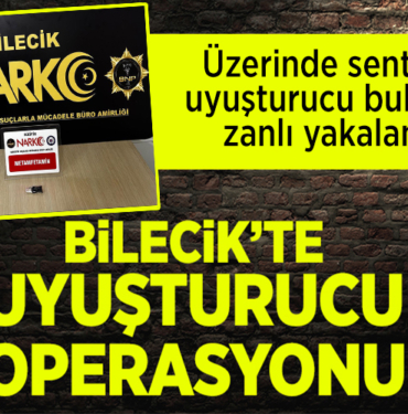 Bilecik'te uyuşturucu şüphelisi yakalandı