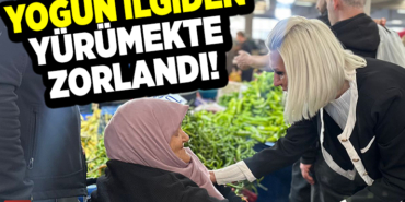 YOĞUN İLGİDEN YÜRÜMEKTE ZORLANDI!