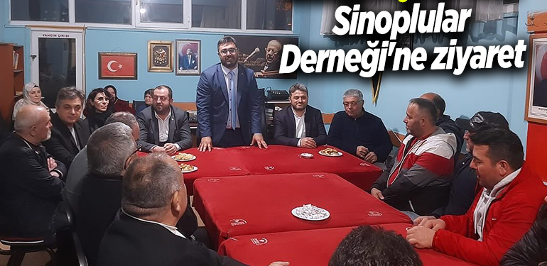 Göksel Aydın’dan Sinoplular Derneği’ne ziyaret