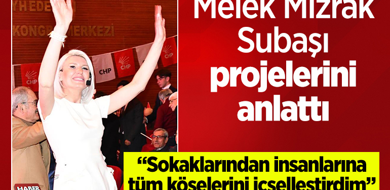 CHP Bilecik Belediye Başkan adayı Melek Mızrak Subaşı, projelerini anlattı