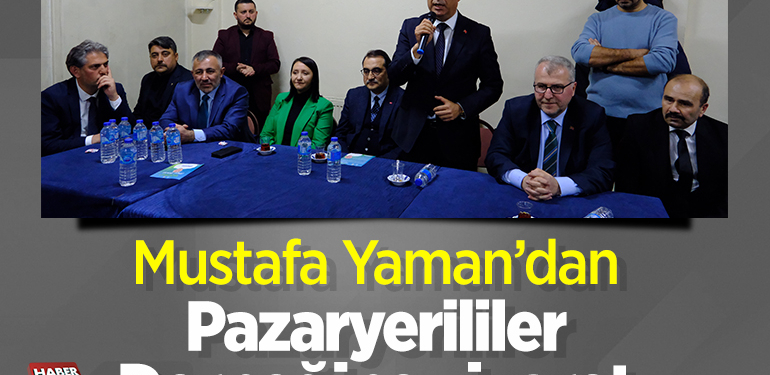 Bilecik Belediye Başkan adayı Yaman’dan Bilecik Pazaryerililer Derneğine ziyaret
