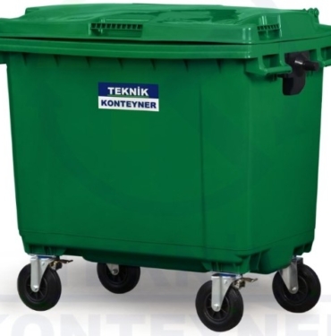 660 litre plastik çöp konteyneri (2)
