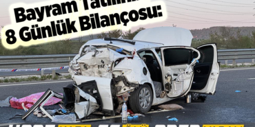 Bayram tatilinin 8 günlük bilançosu 66 Öldü